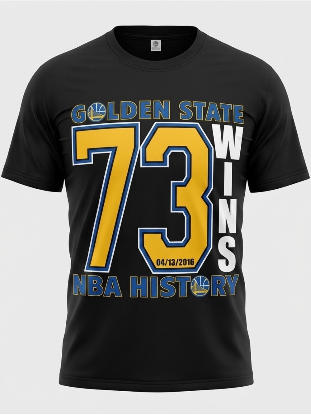 Golden State Warriors Black T-Shirt